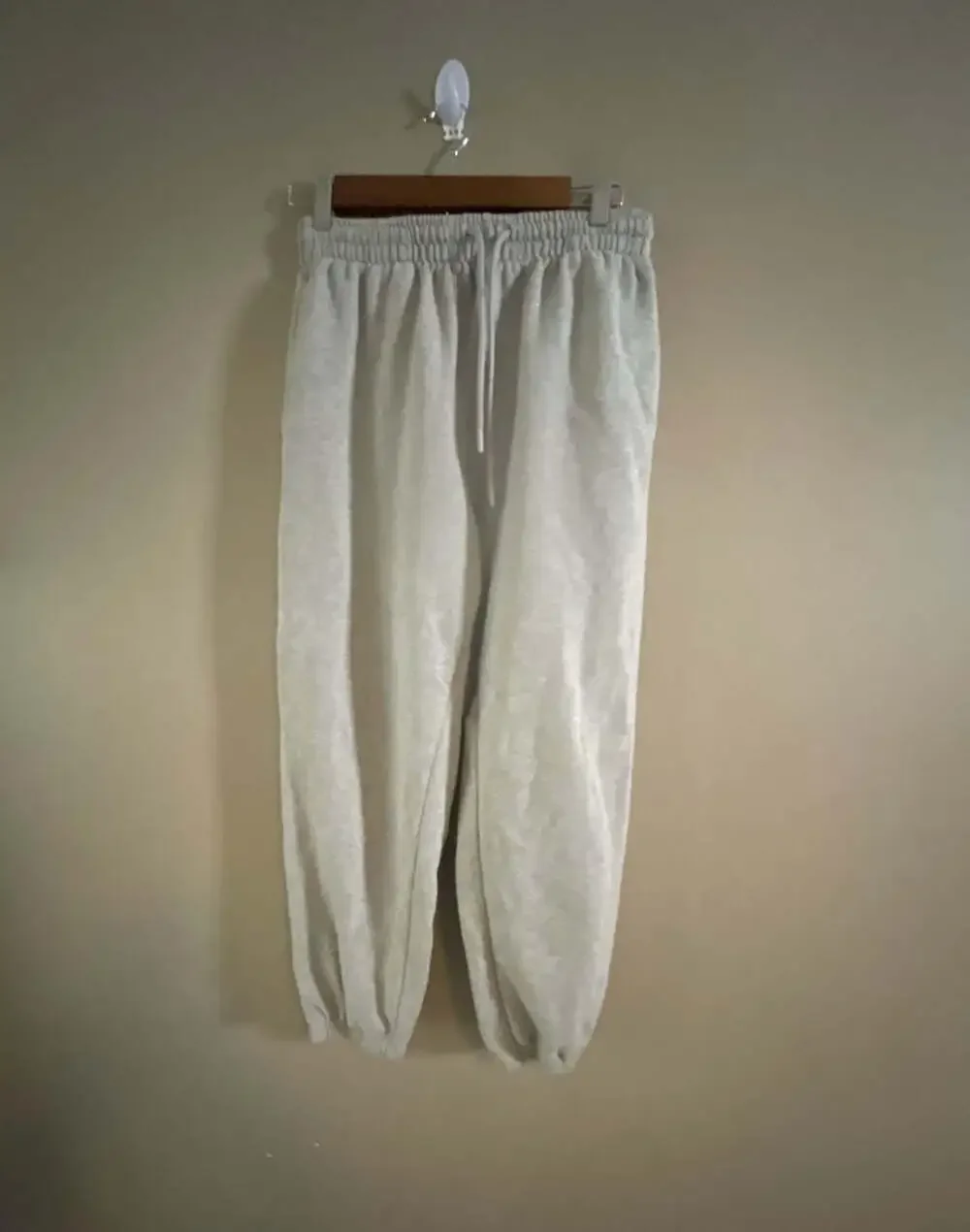 Tronjo Gray Fleece Jogger Sweatpants